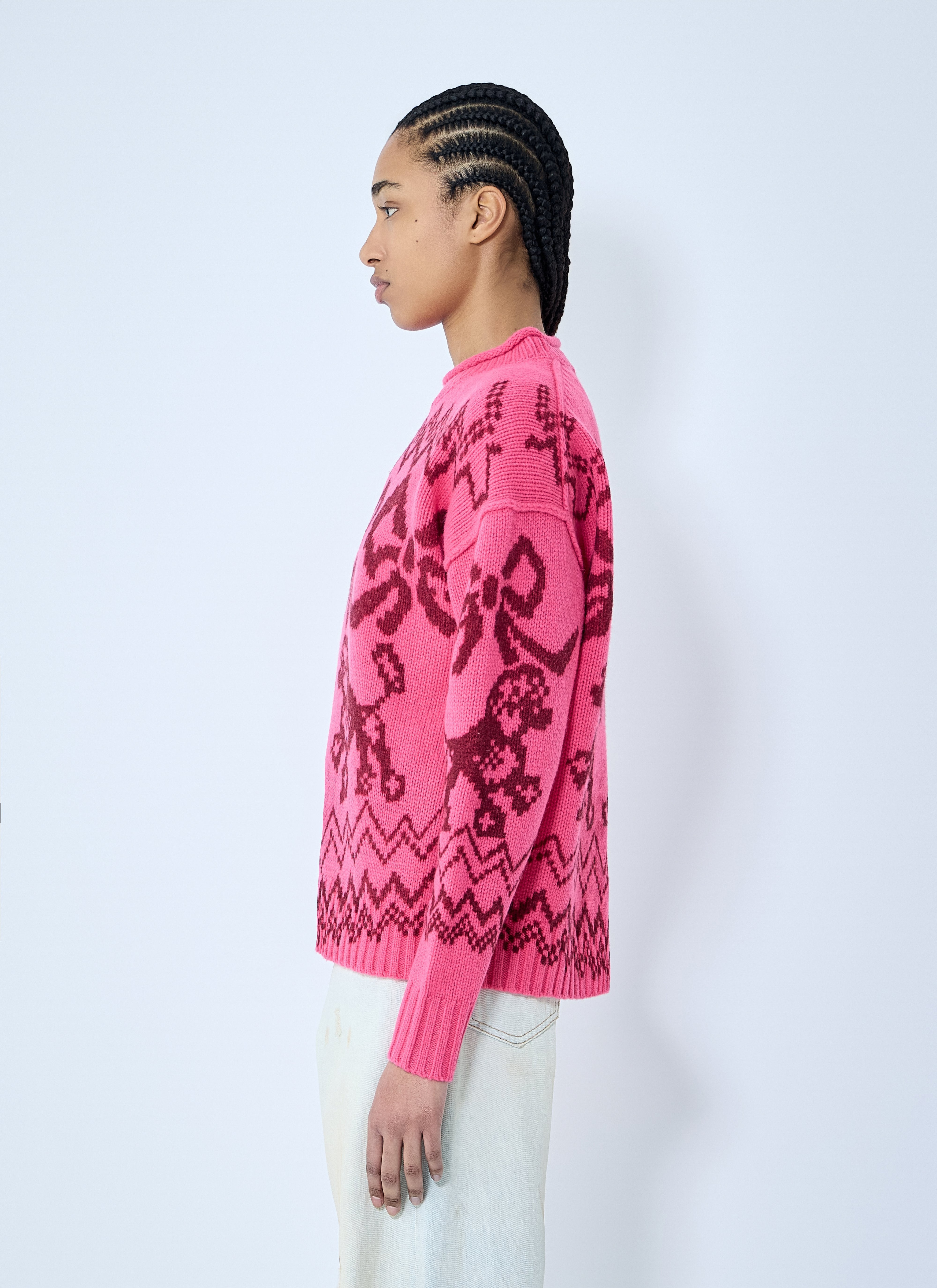 Acne Studios Women Jacquard Sweater - 3