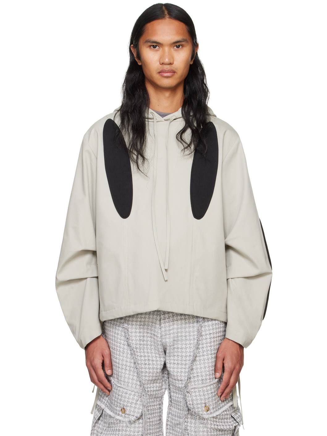 Gray & Black Shield Jacket - 1