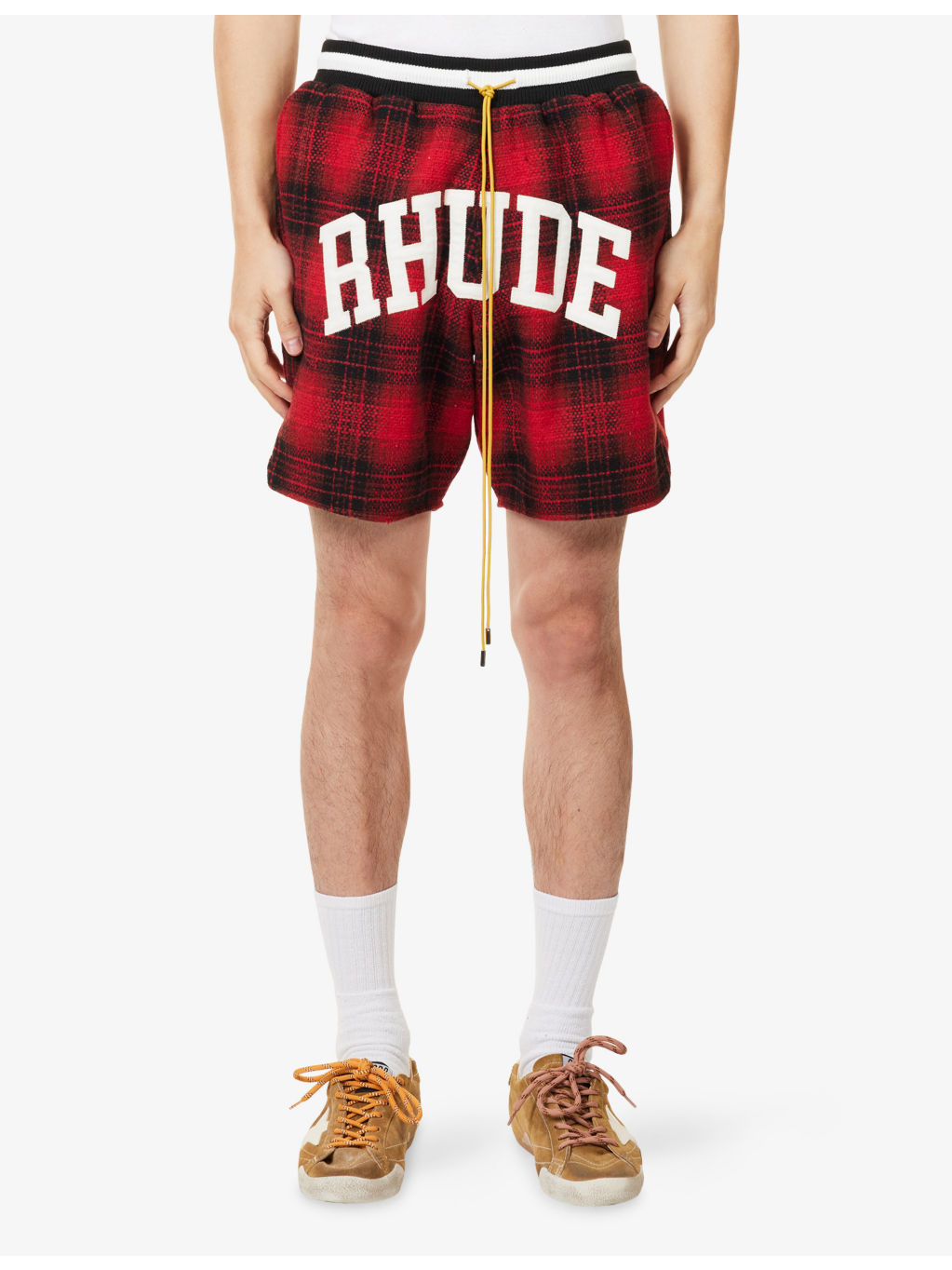 Collegiate Court Check-Print Woven Shorts - 3