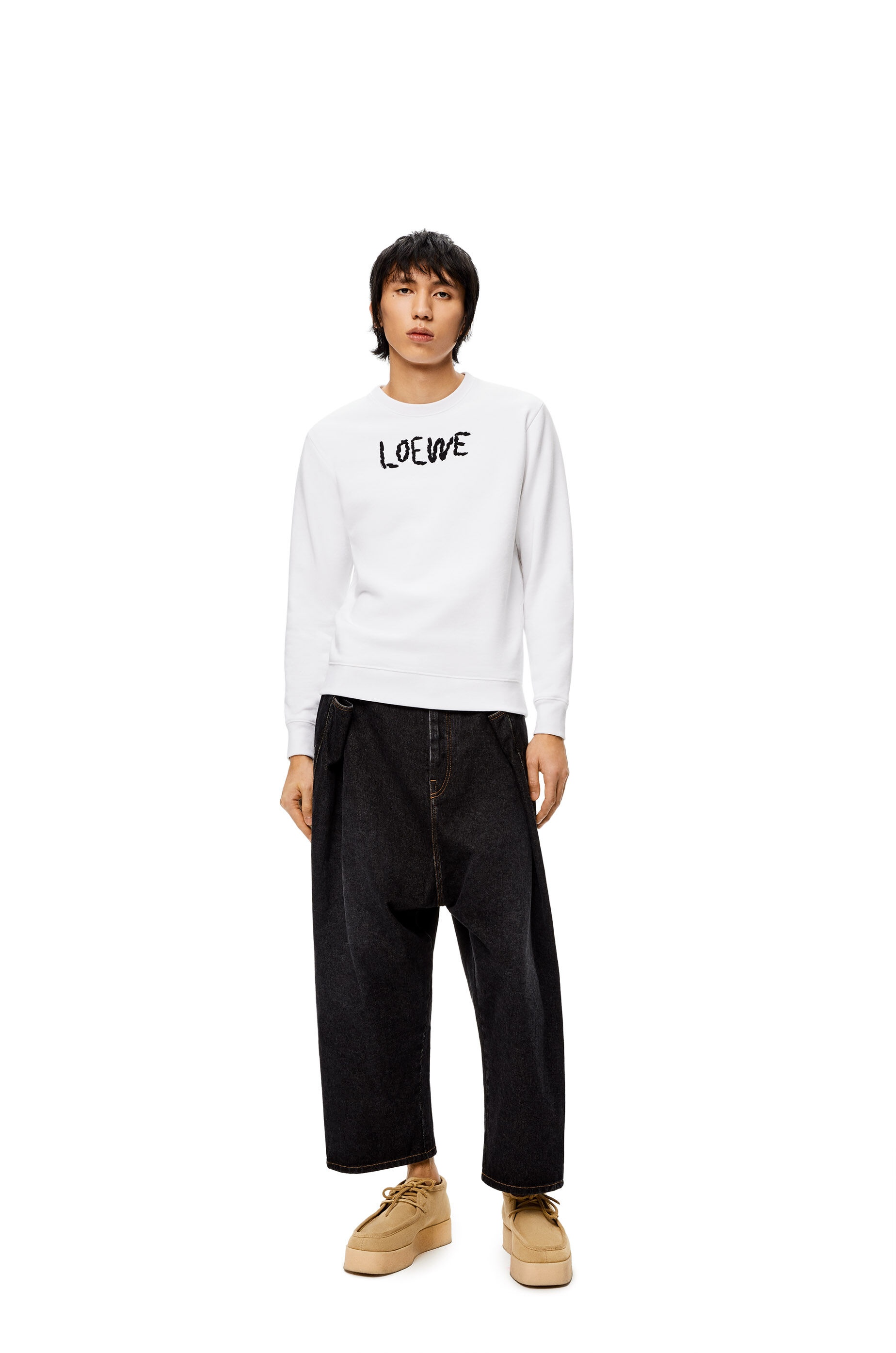 LOEWE embroidered sweatshirt in cotton - 2