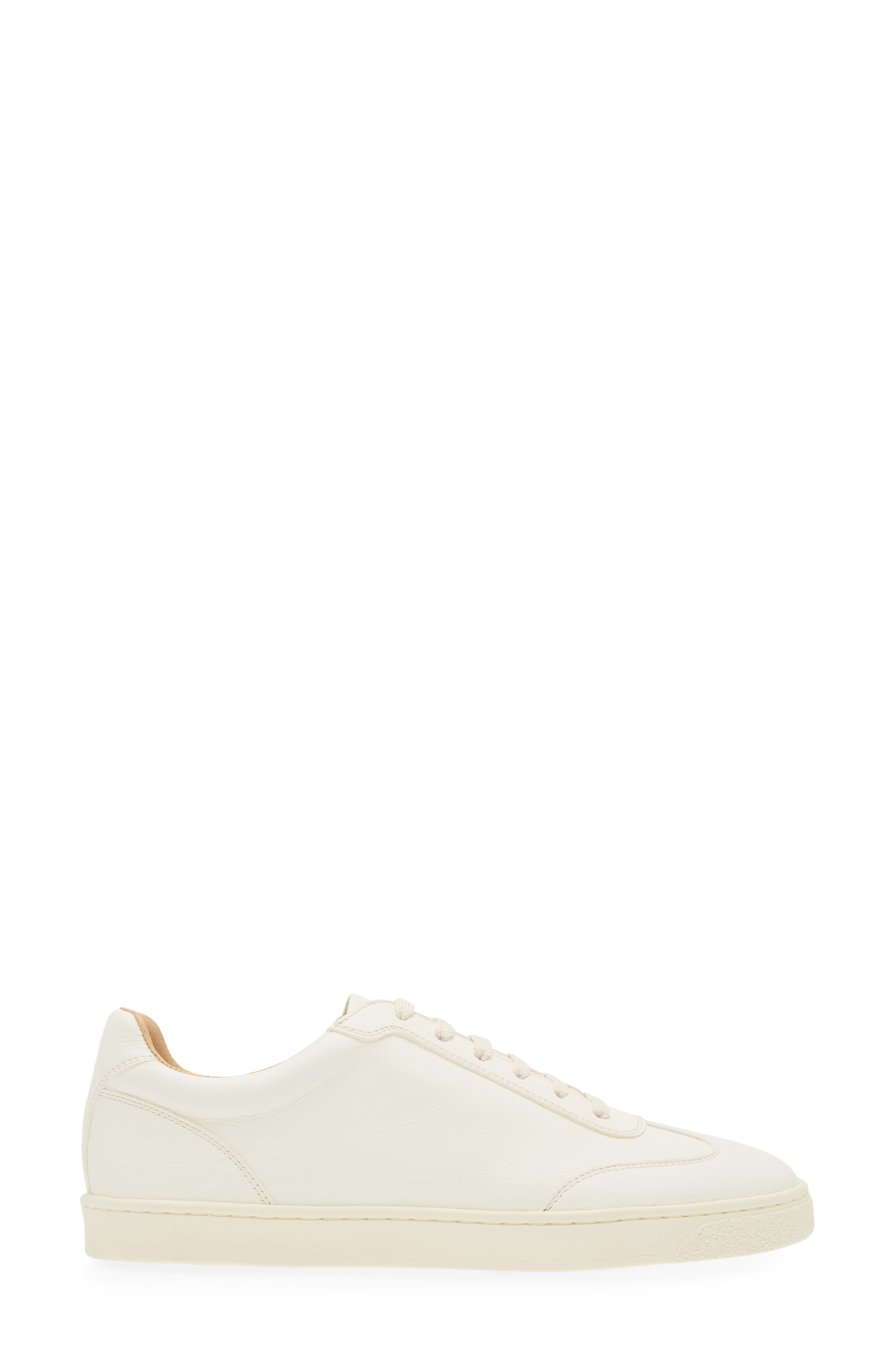 Deerskin Leather Low Top Sneaker - 3