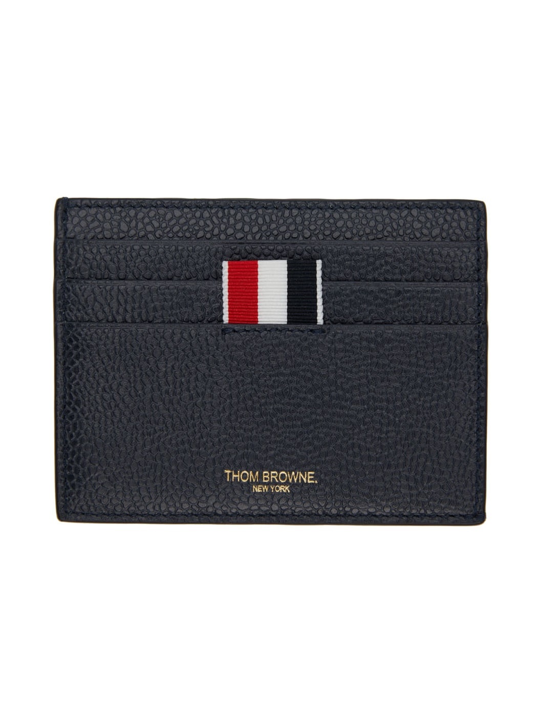 Navy 4-Bar Card Holder - 1