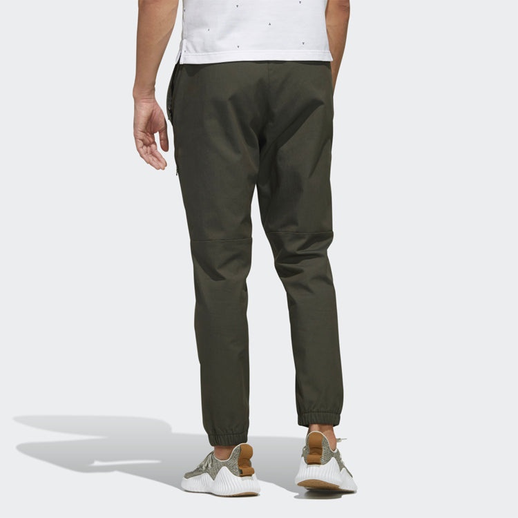 adidas AL PT TWILL Cone Slim Fit Bundle Feet Casual Sports Pants Brown FJ6763 - 4