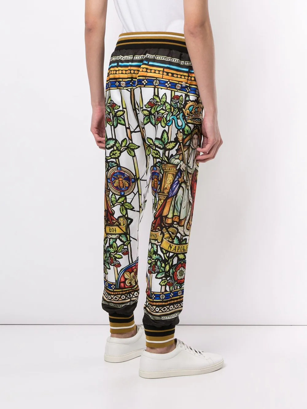 Napolean print track pants - 4