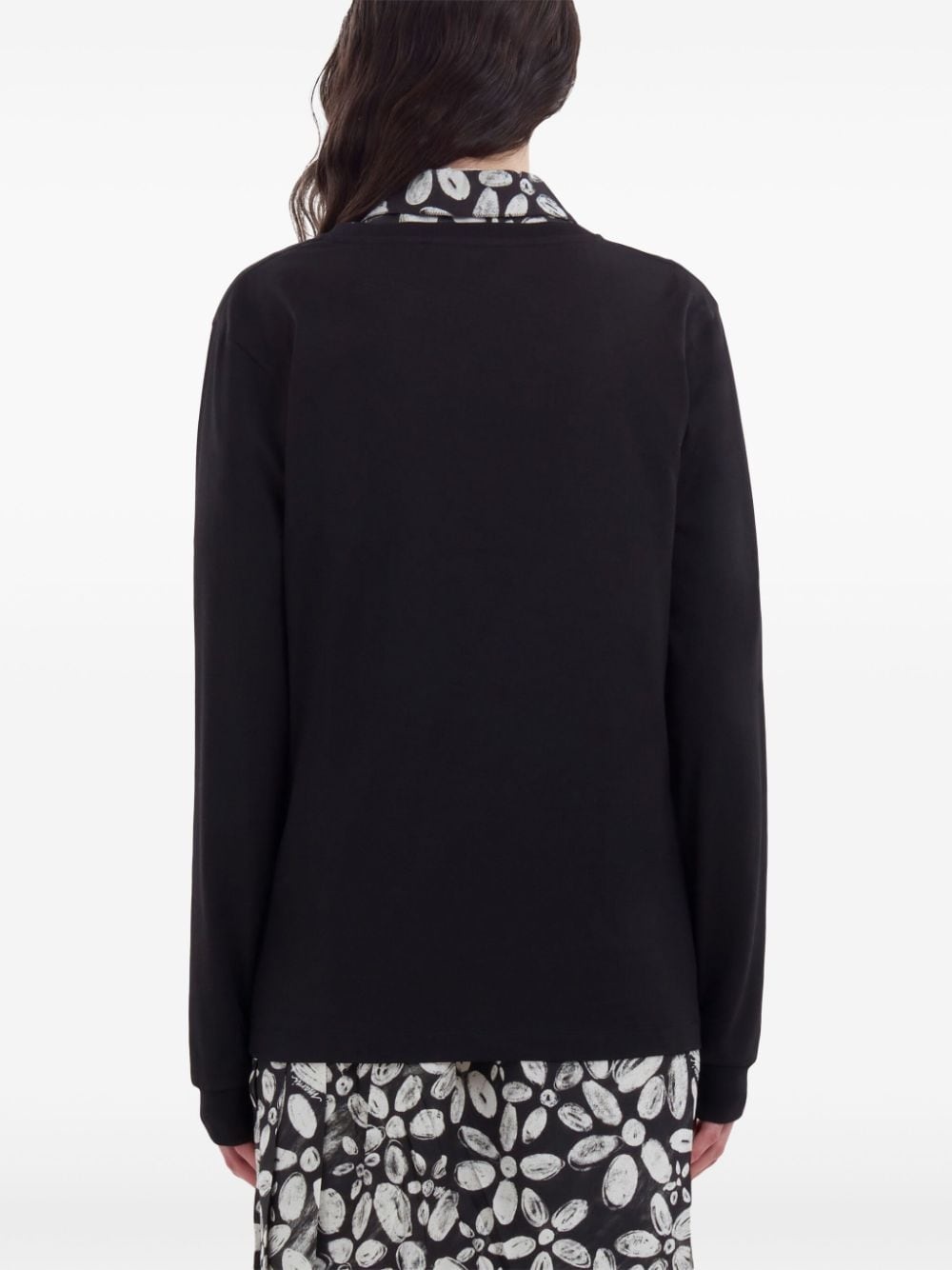 logo print sweatshirt - 4