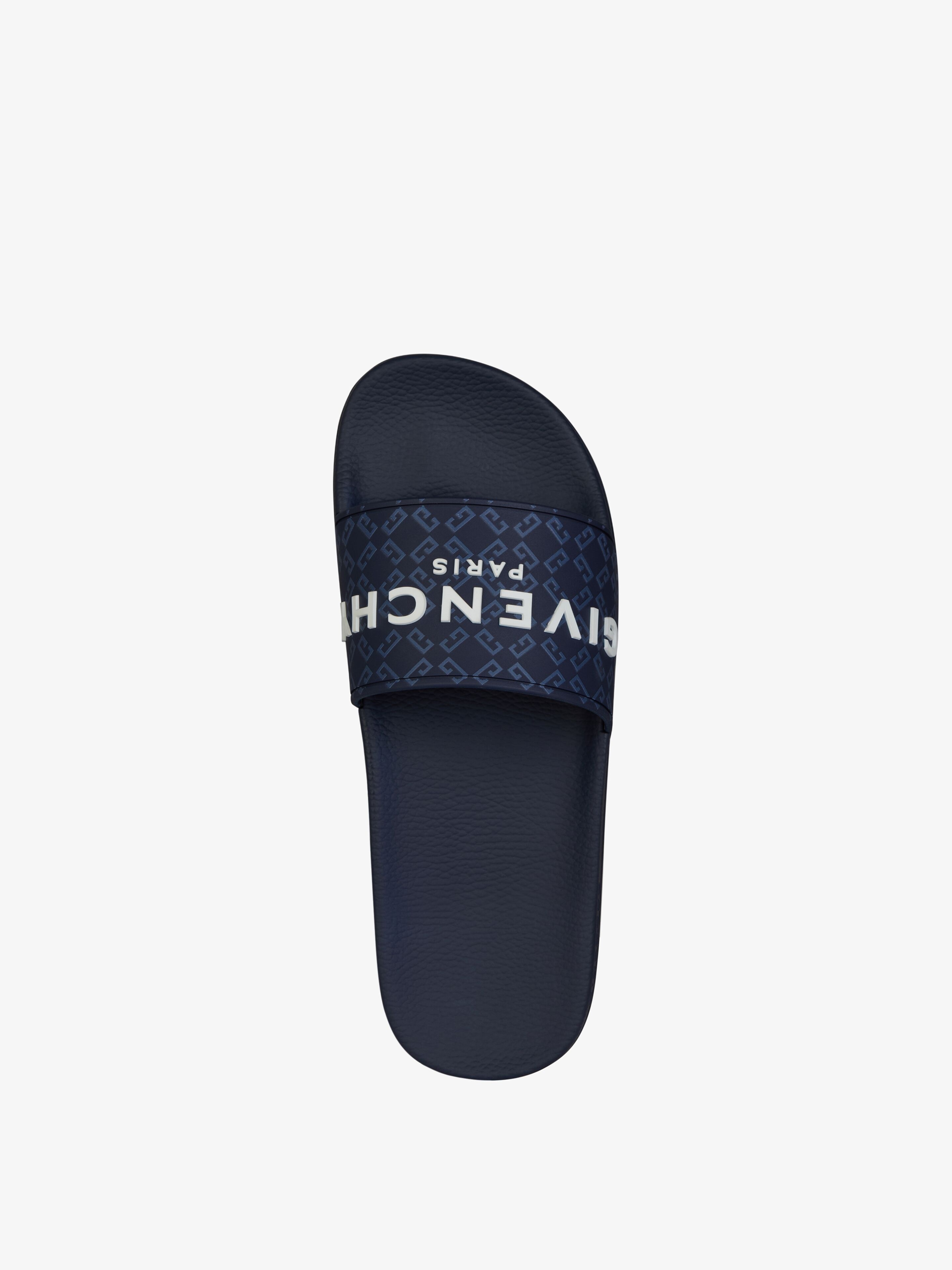 SLIDE FLAT SANDALS IN MONOGRAM 72 RUBBER - 5