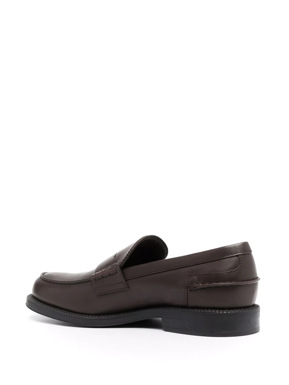 leather penny loafers - 3