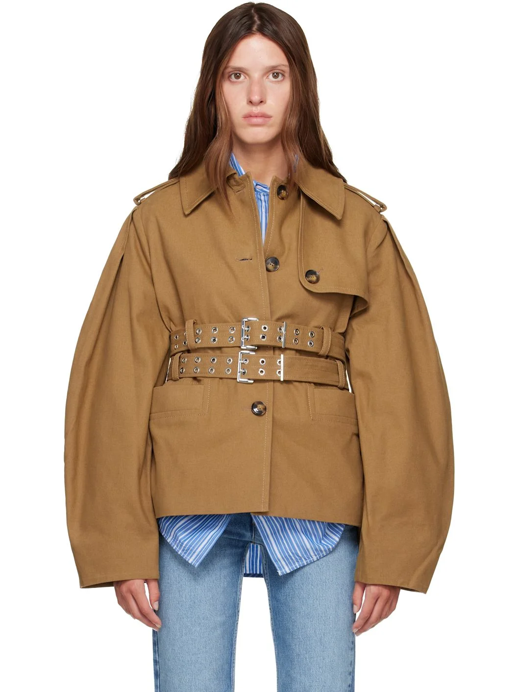 Beige Canvas Jacket - 1