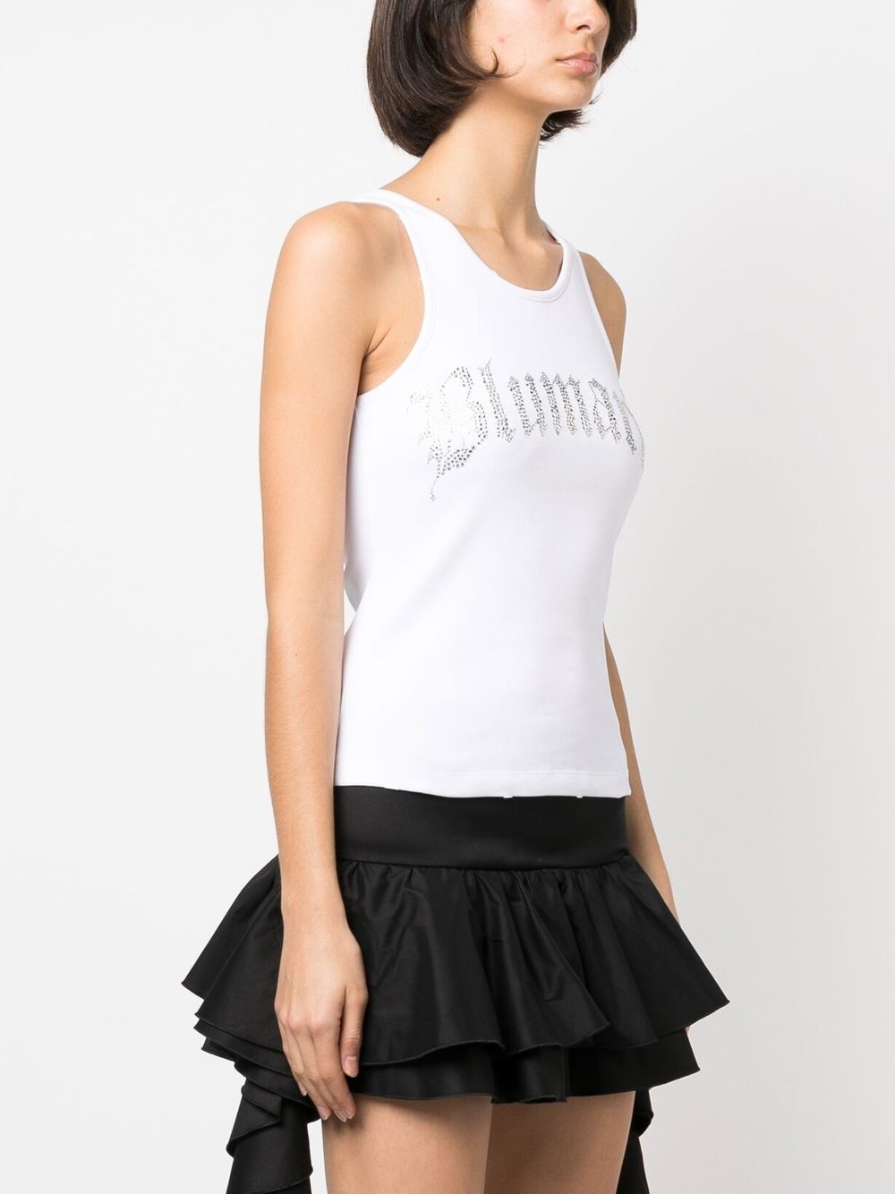 gem-logo crew-neck tank top - 3