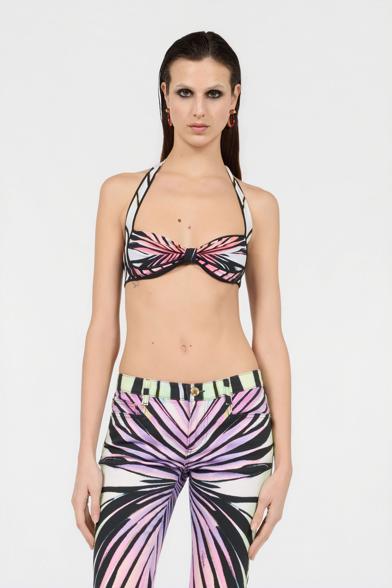 Ray Of Paradise Print Bikini Top 3