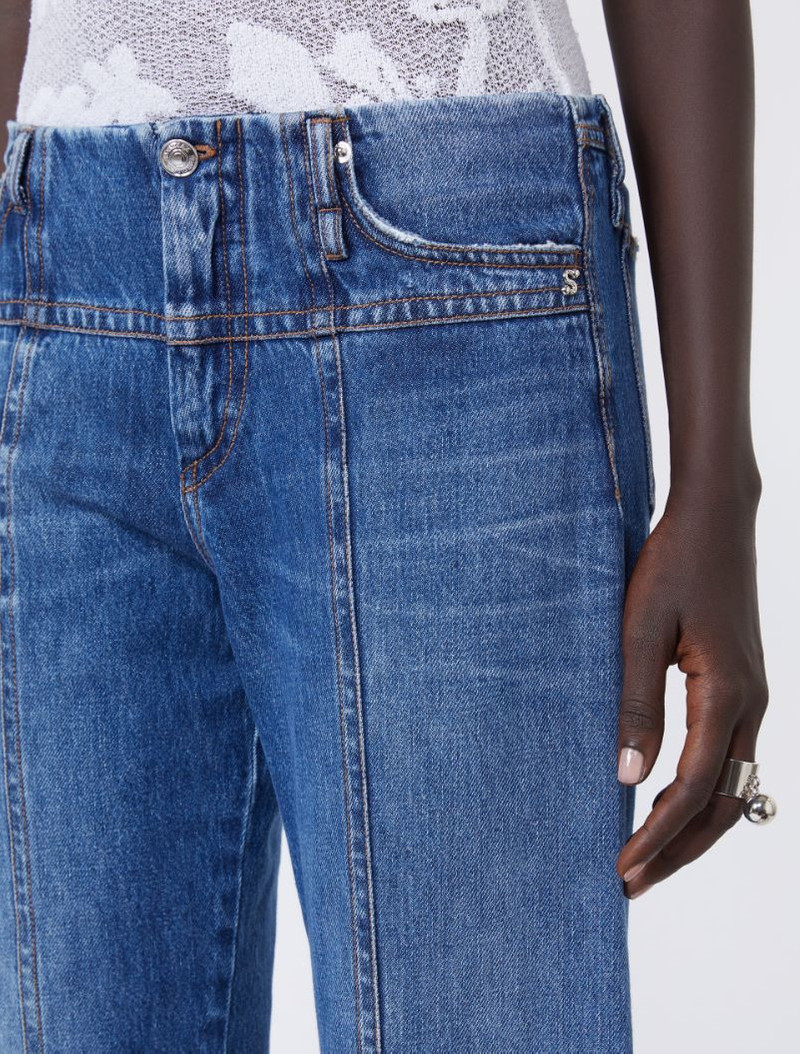 Slim-fit 5-pocket trousers - midnightblue 5