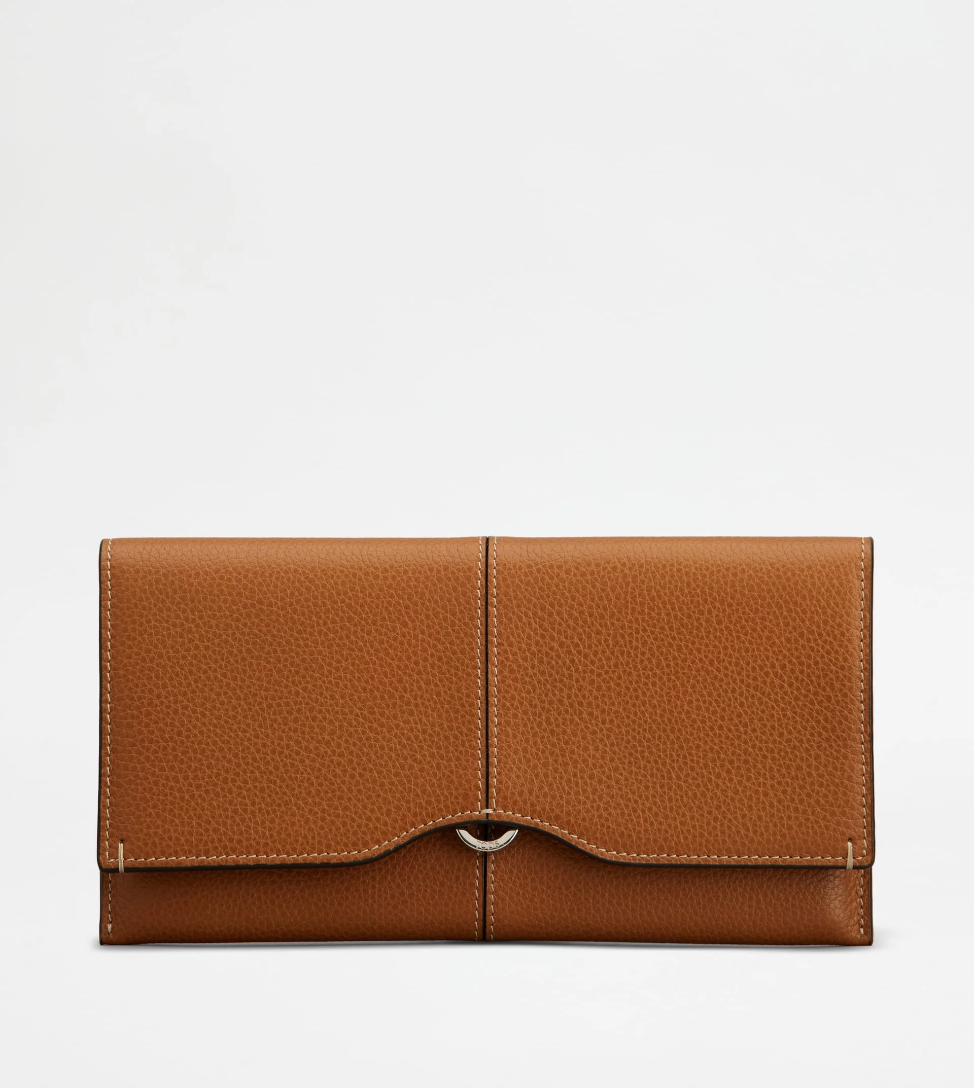 WALLET IN LEATHER - BROWN - 1