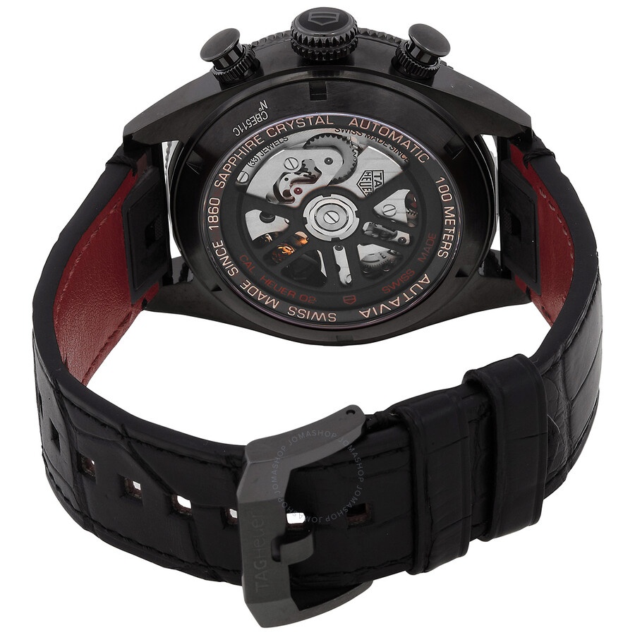 Pre-owned Tag Heuer Autavia Chronograph Automatic Black Dial Men's Watch CBE511C.FC8280 - 3