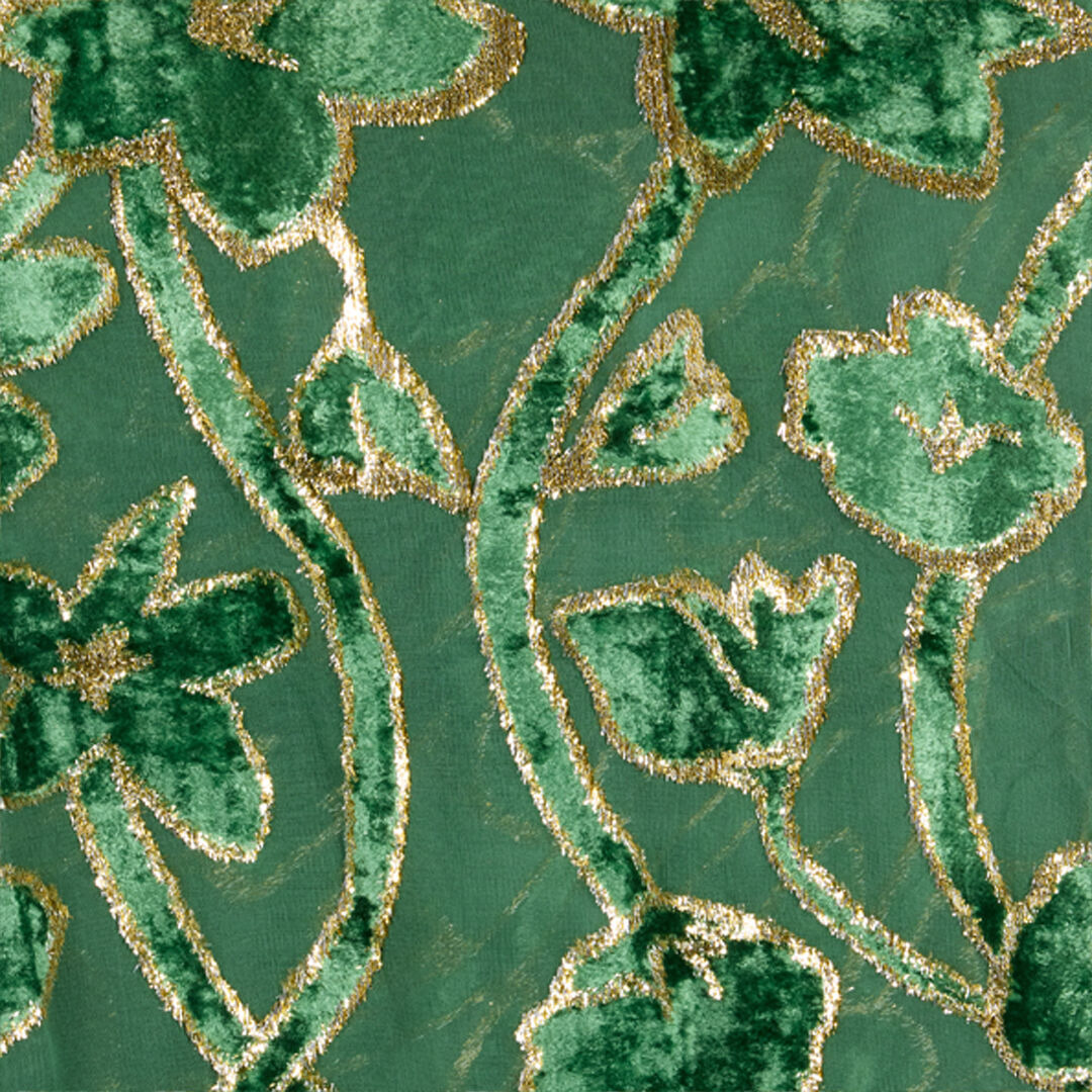 See-Through Robe With Floral Pattern - 5