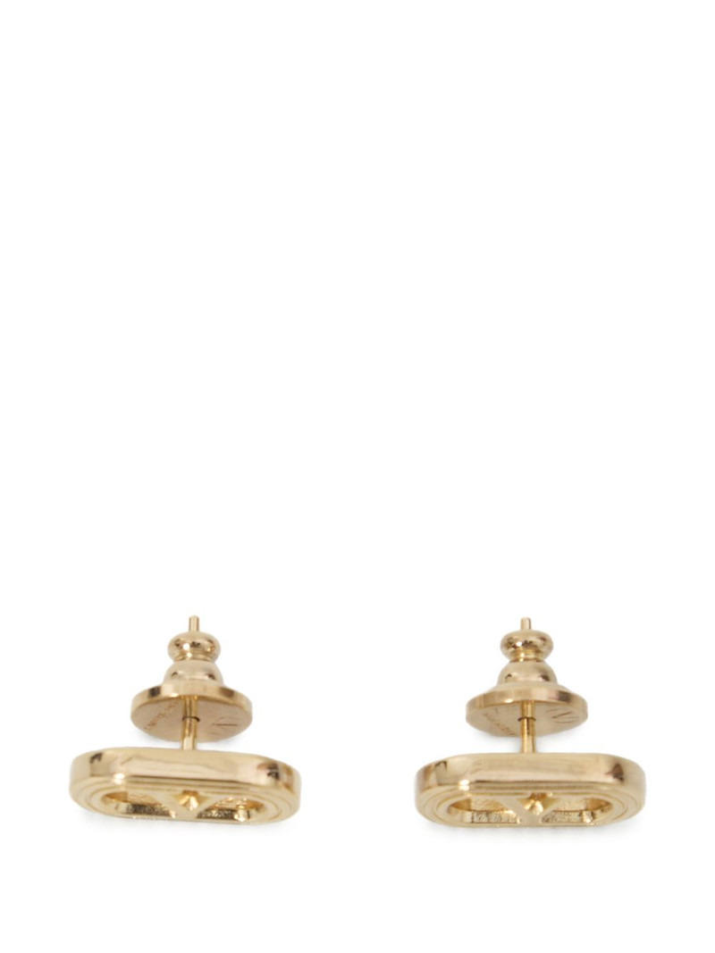 Valentino logo earrings outlook