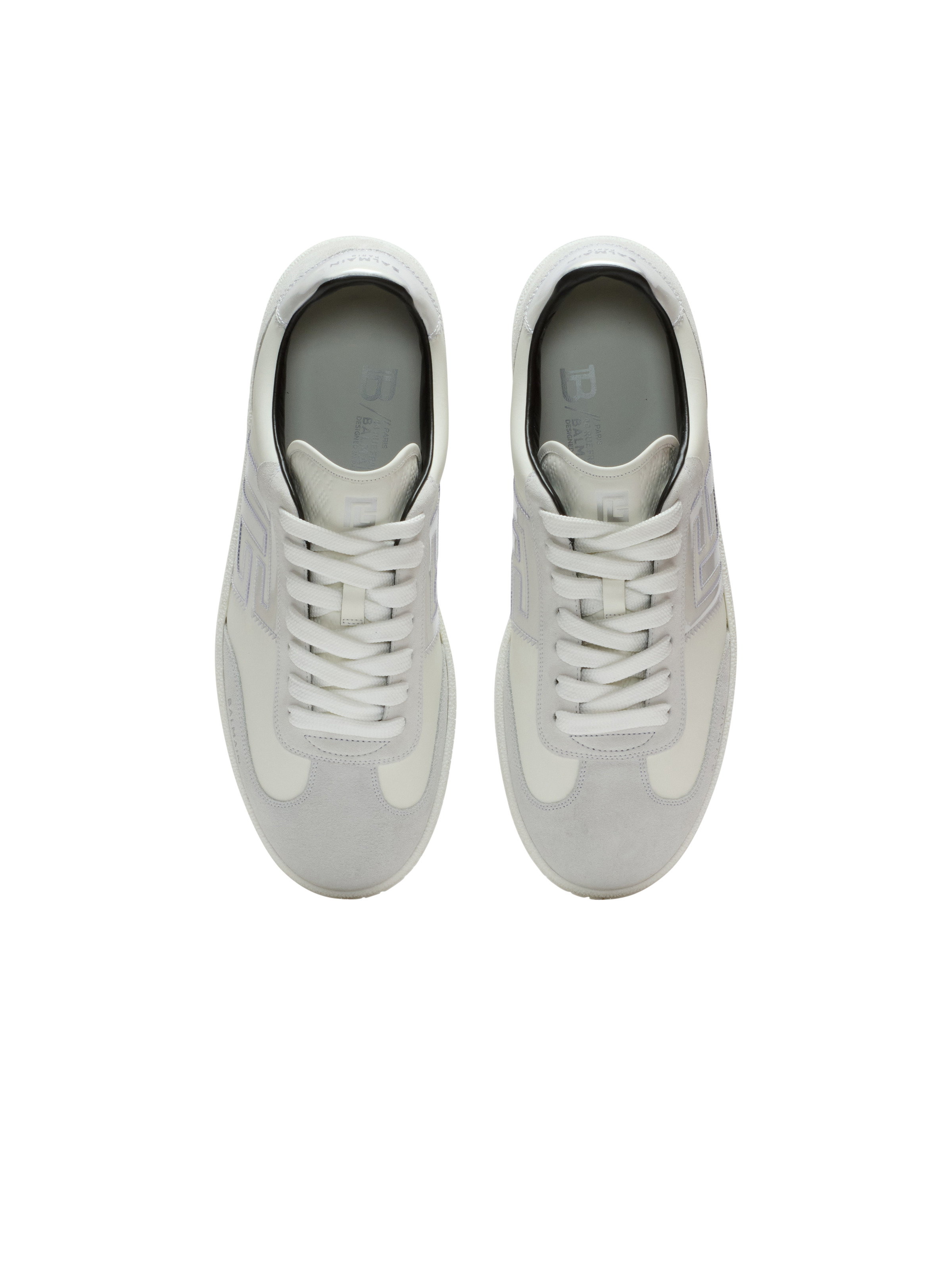 Suede Balmain Swan trainers - 3