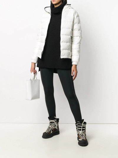 DUVETICA Kumadue logo patch puffer jacket outlook