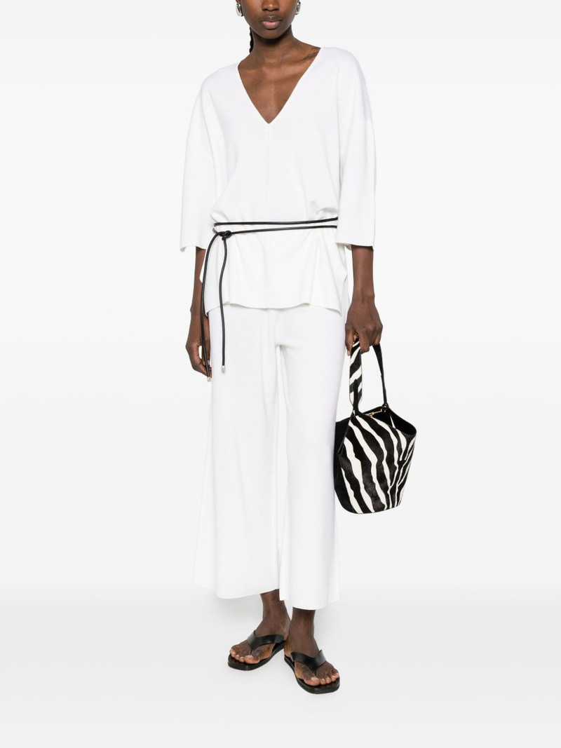 Allude wide-leg trousers outlook
