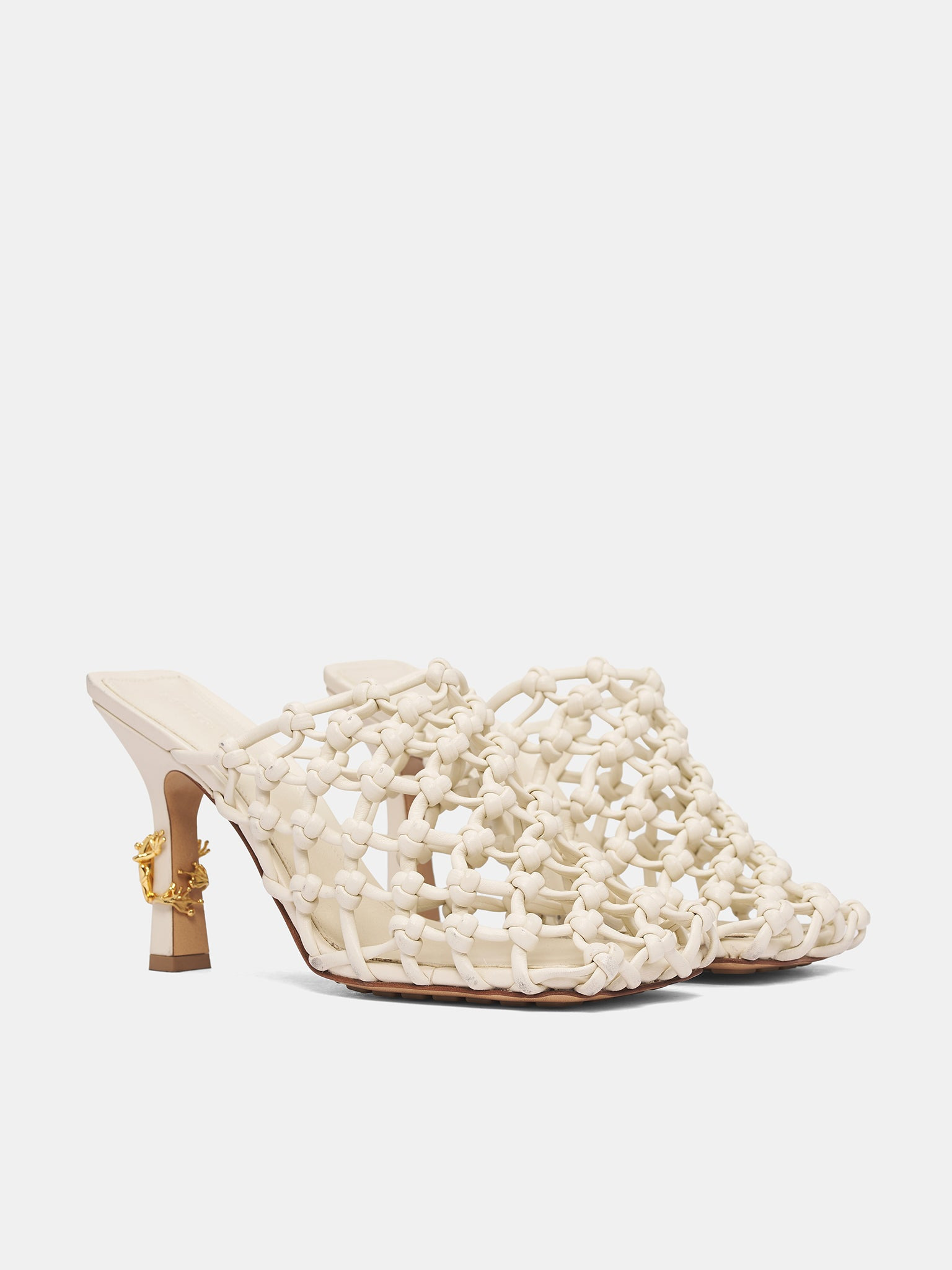 Sand Leather Braided Riva Mules - 2