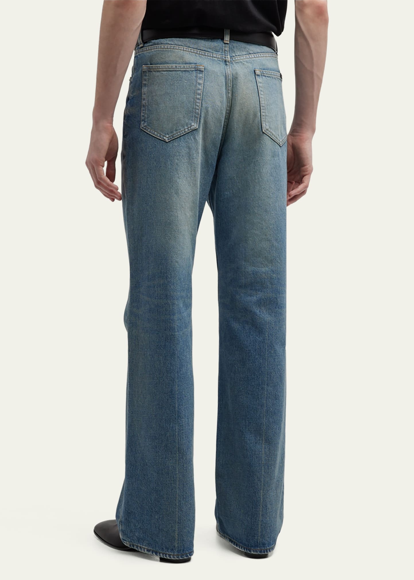 SAINT LAURENT Men's 70s Flare Denim Jeans | bergdorfgoodman