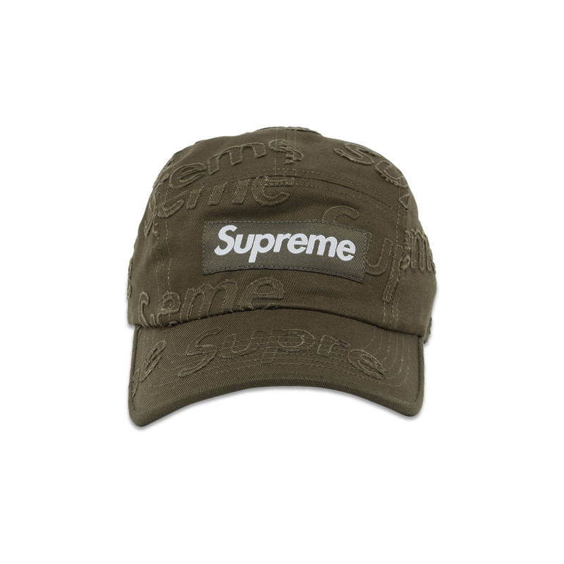 Supreme Lasered Twill Camp Cap 'Olive' - 1