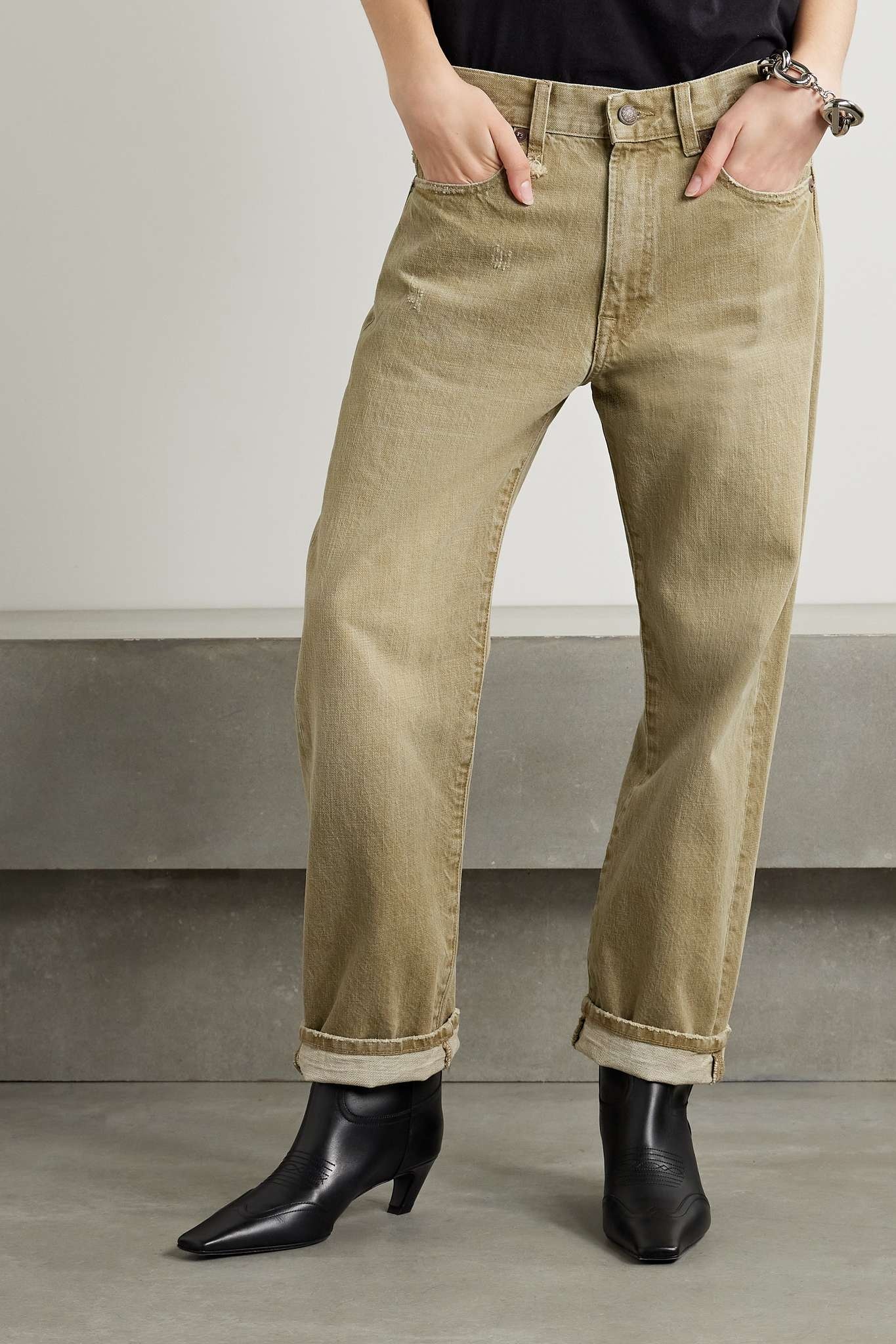 Distressed boyfriend jeans - 3