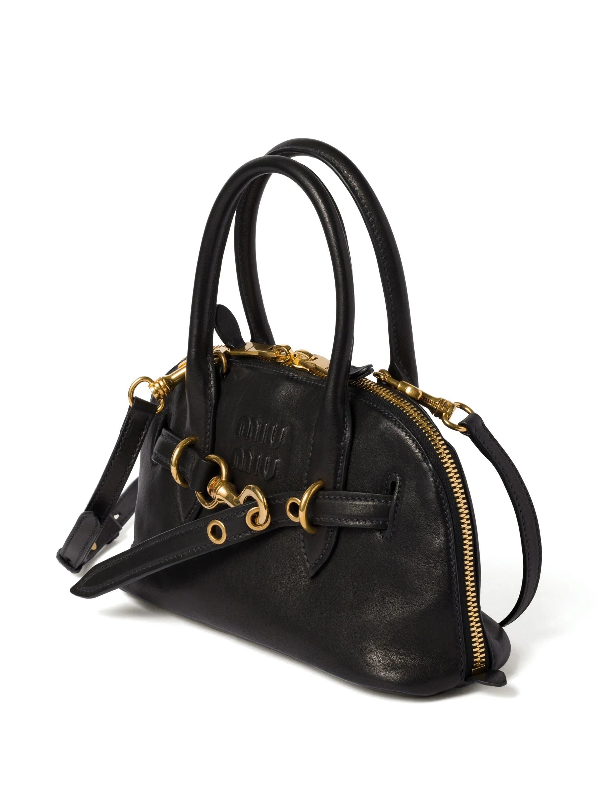Miu Miu Aventure Leather Tote Bag - 2