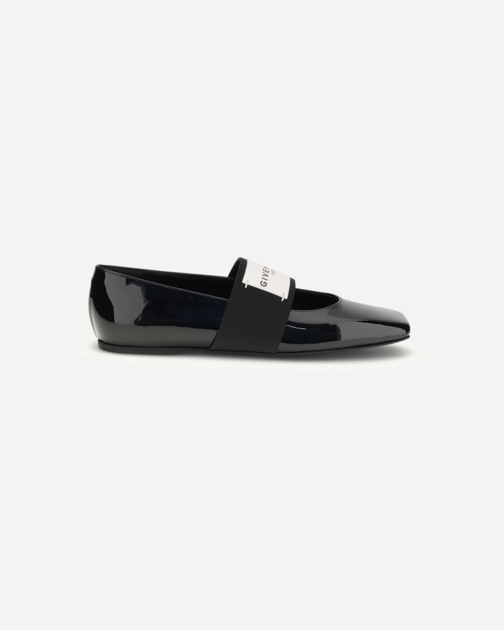 Patent-leather Squared Ballerinas - 1