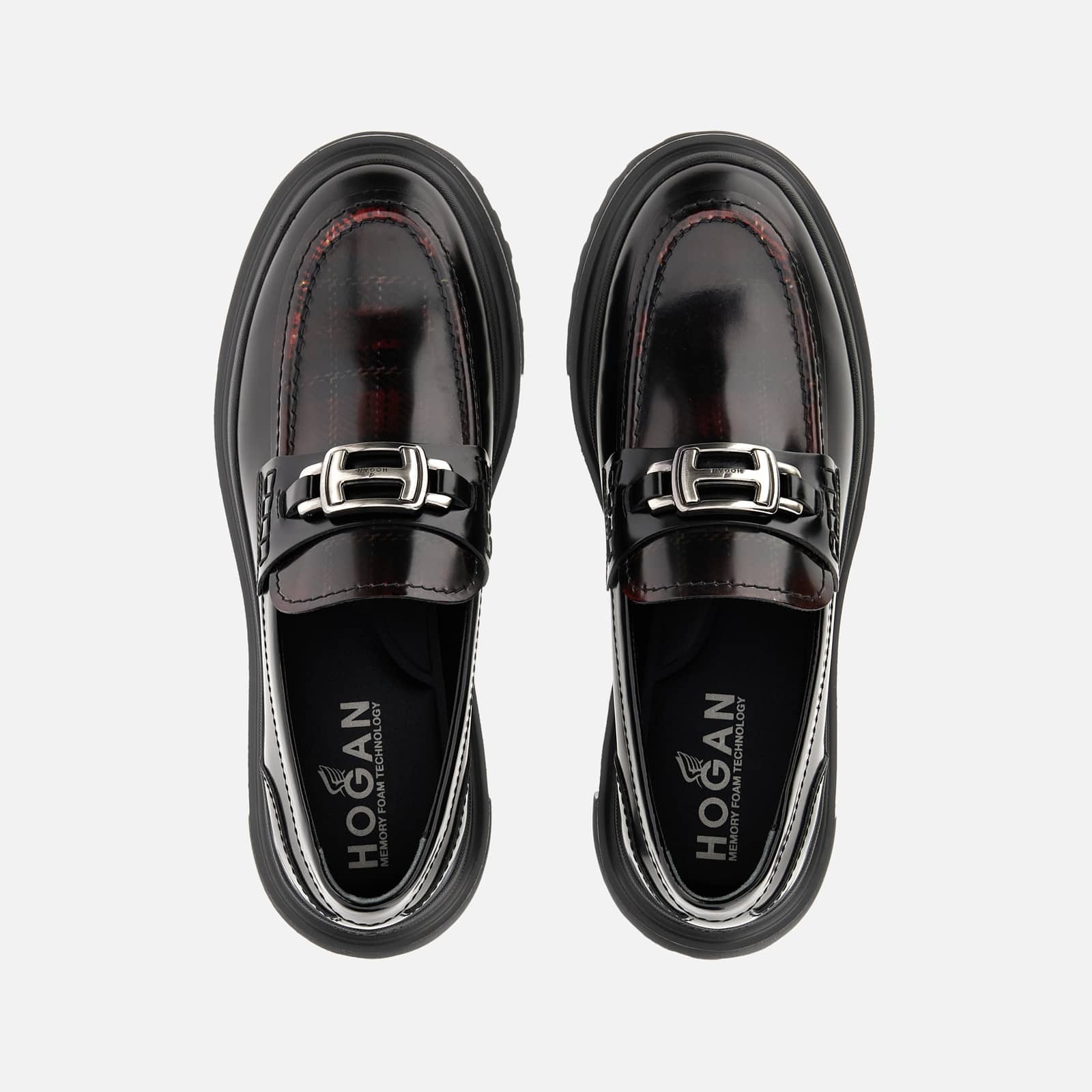 Loafers Hogan H619 Black Red - 4