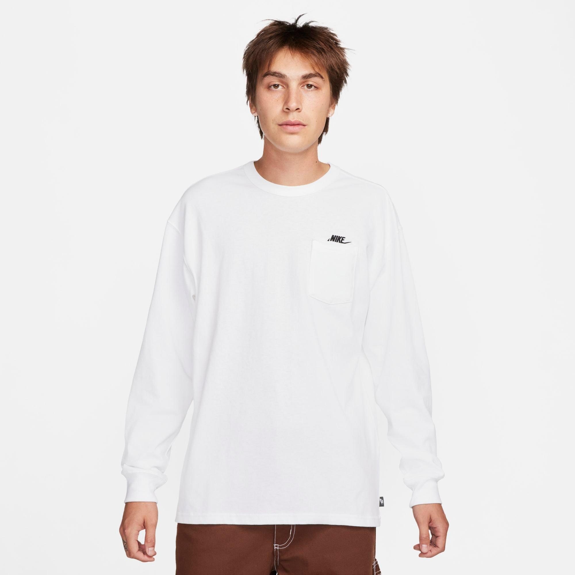 MEN'S NIKE SPORTSWEAR PREMIUM ESSENTIALS LONG-SLEEVE POCKET T-SHIRT - 1