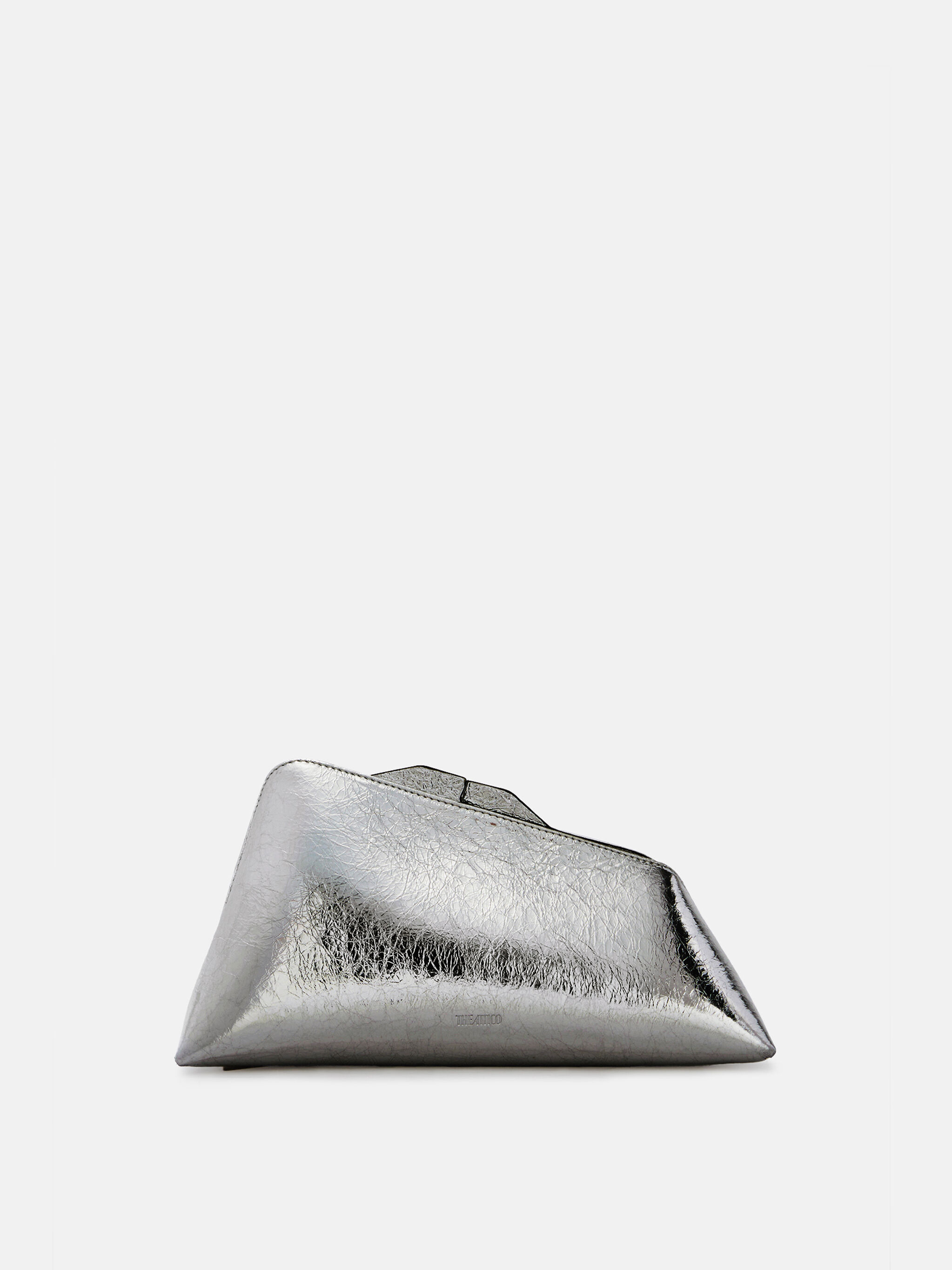 ''8.30 PM'' SILVER OVERSIZED CLUTCH - 1
