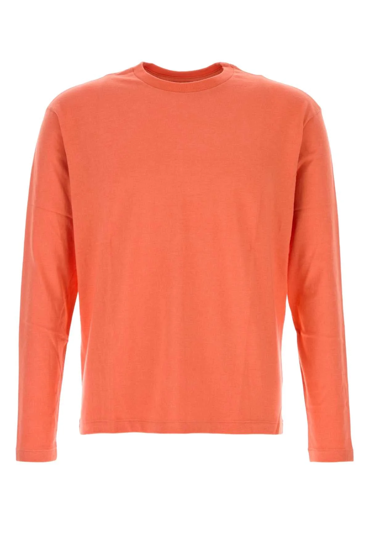 Auralee Men Orange Cotton Blend T-Shirt - 1