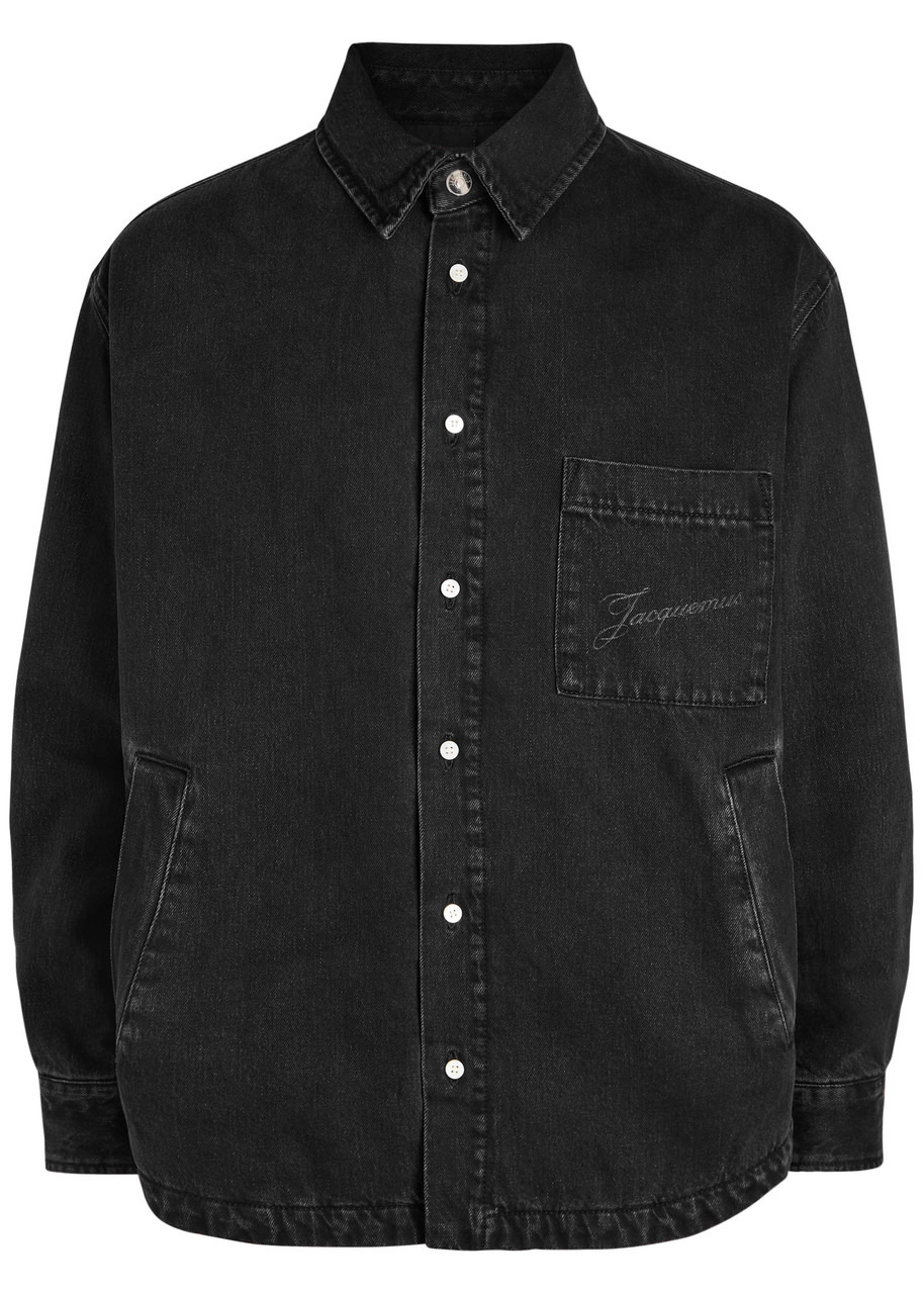 Jacquemus La Chemise Boulanger Quilted Denim Jacket - 1