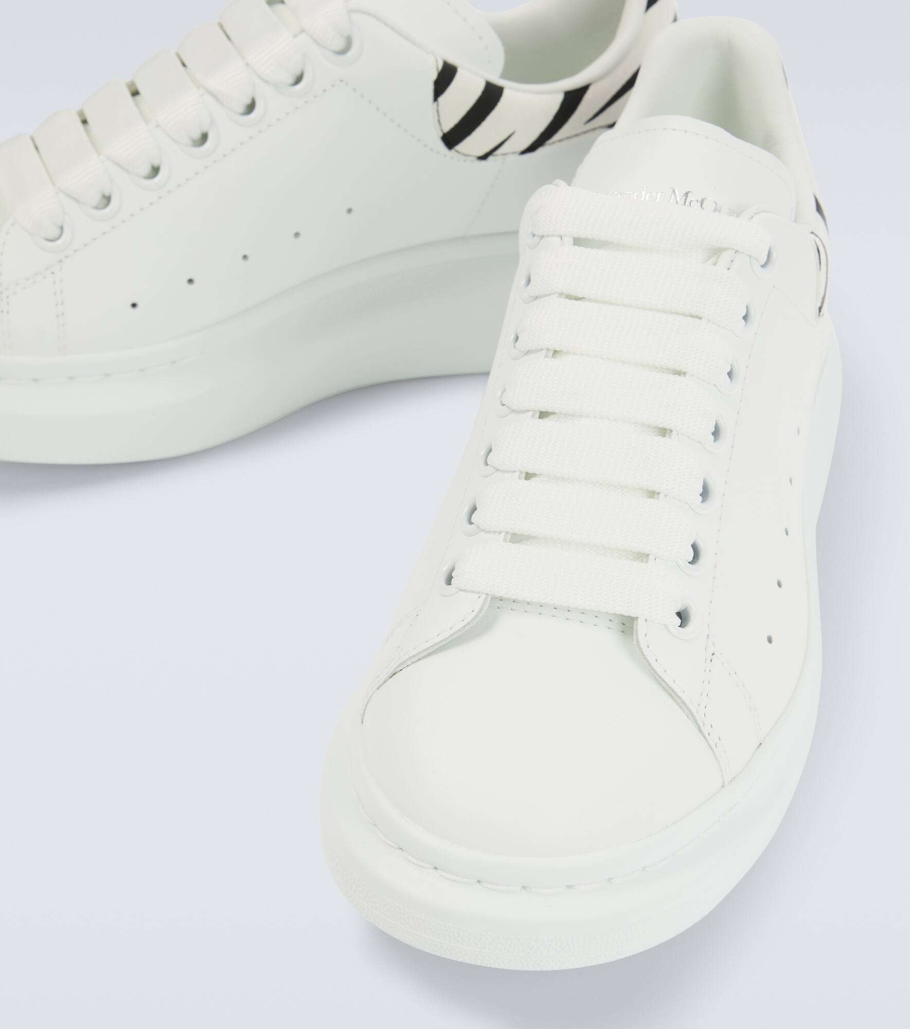 Oversized leather sneakers - 3