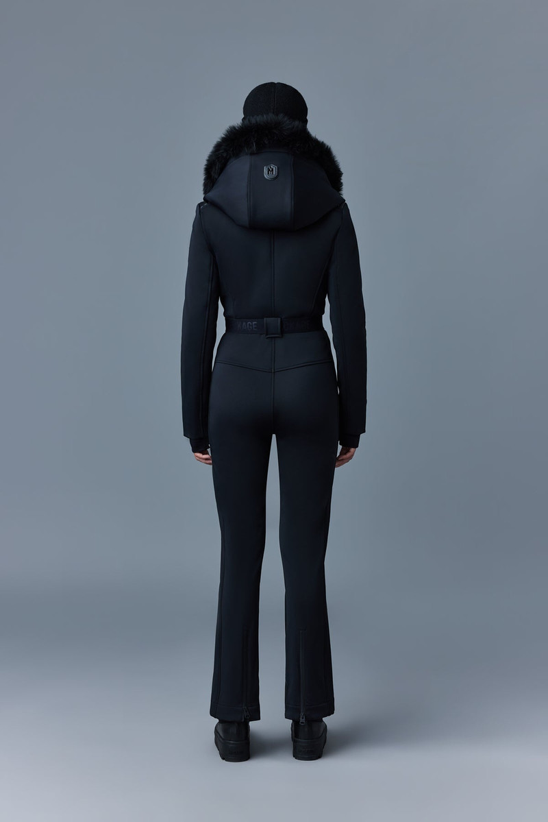 ELLE Agile-360 down ski suit with removable hood 4