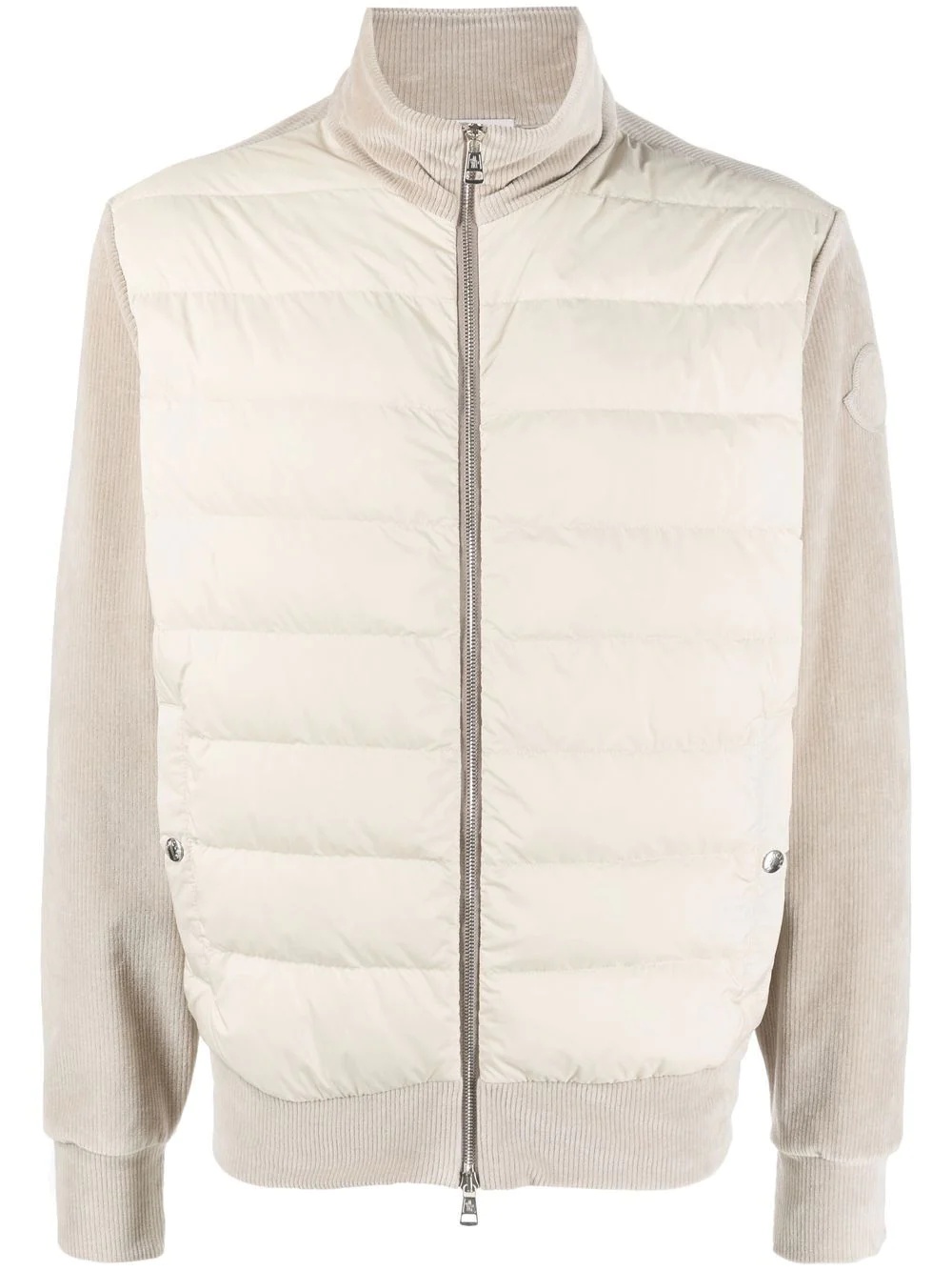 zip-up padded jacket - 1