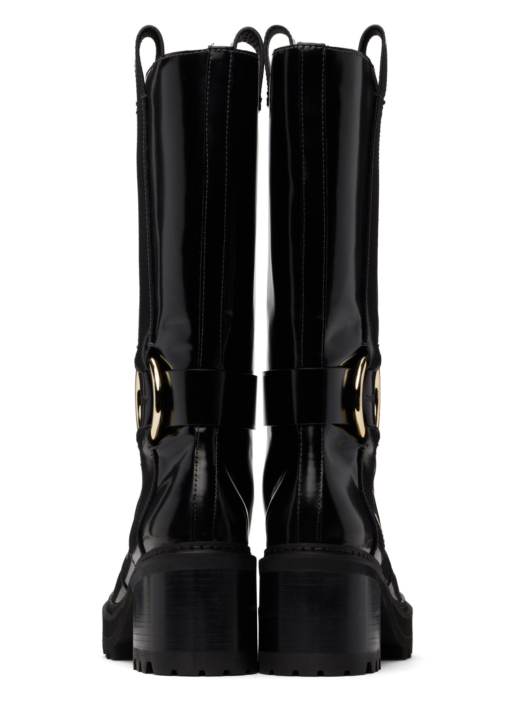 Black New Ring Boots - 2