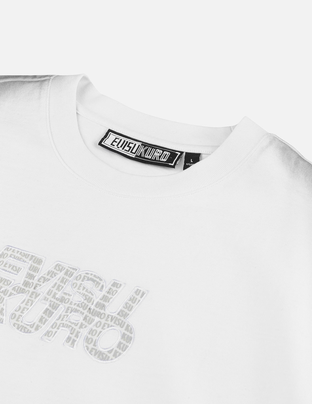 Japanese Appliqué Logo Embroidery Regular Fit T-shirt - 6