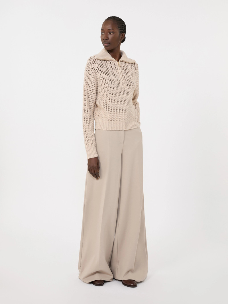 Max Mara Wool, cashmere and lurex sweater - ALBINO outlook