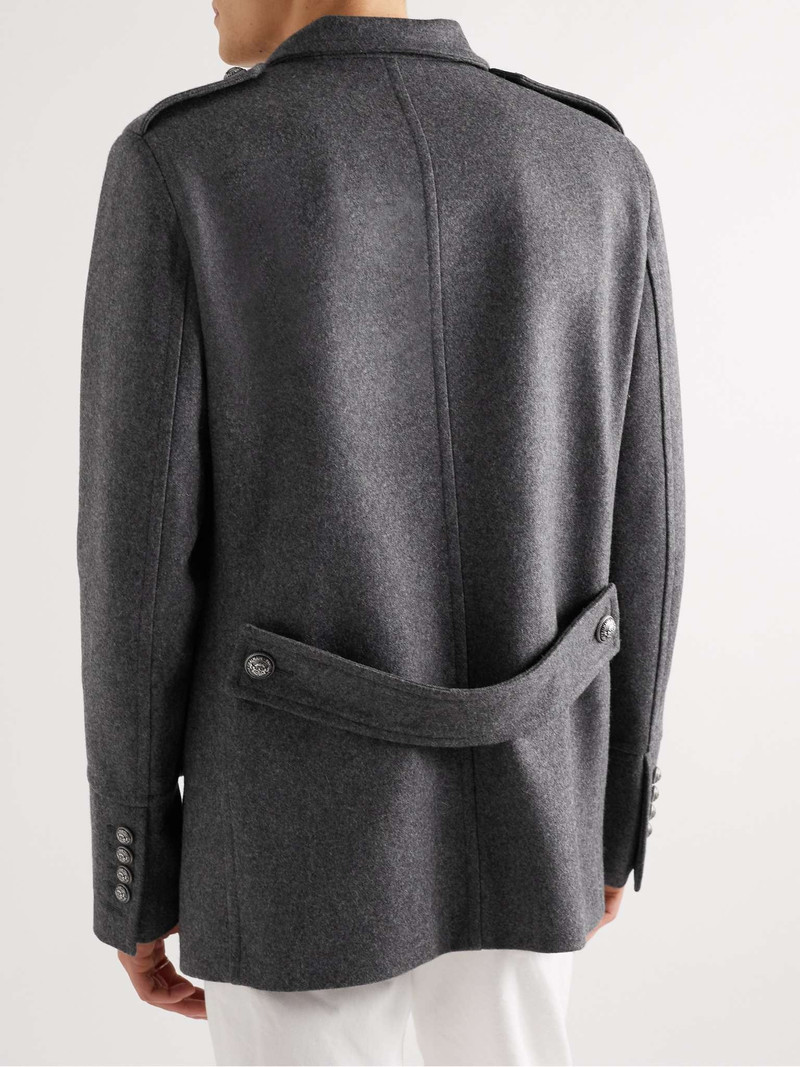 Double-Breasted Wool-Blend Peacoat 4