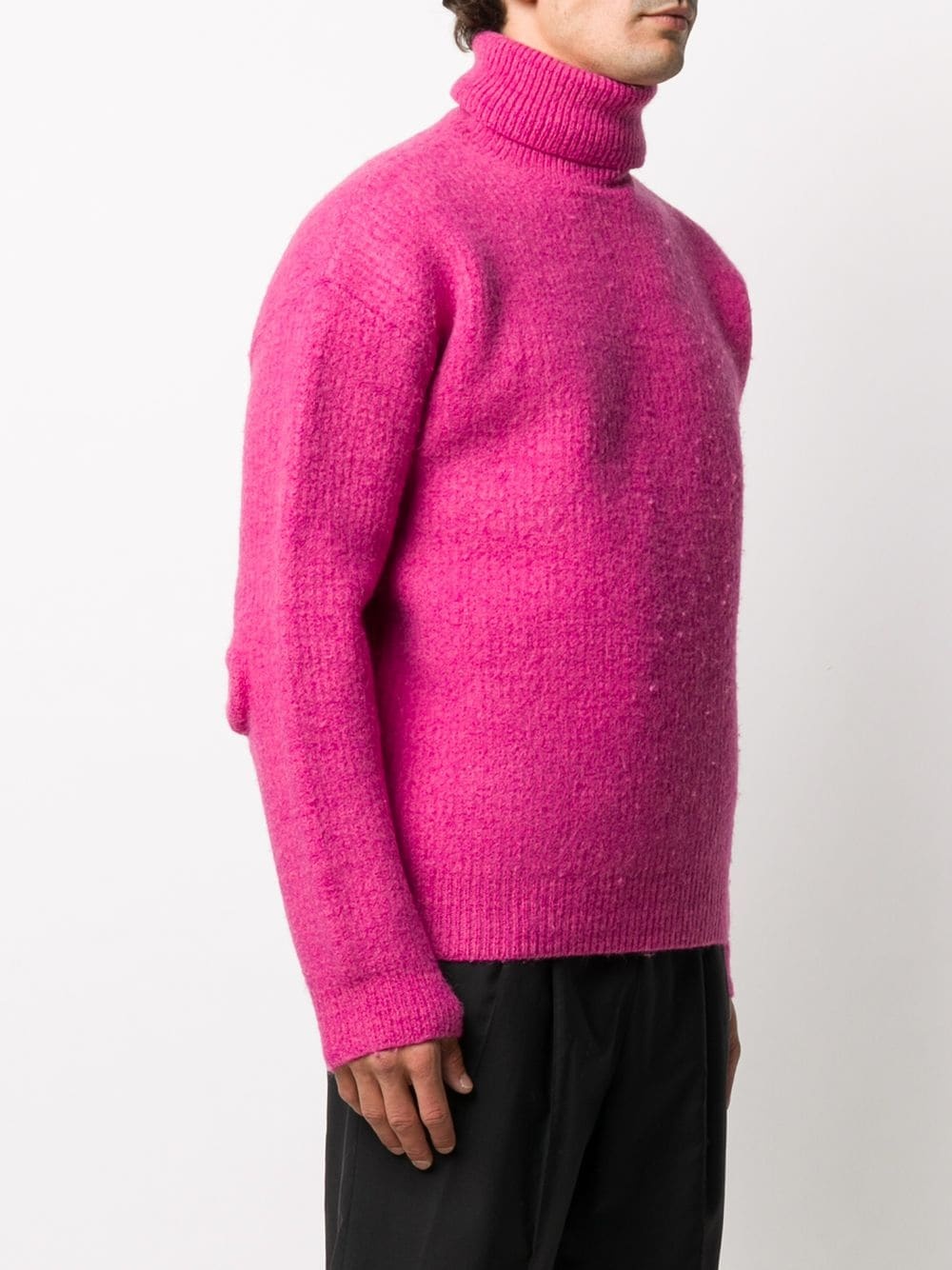 ribbed roll-neck jumper - 3