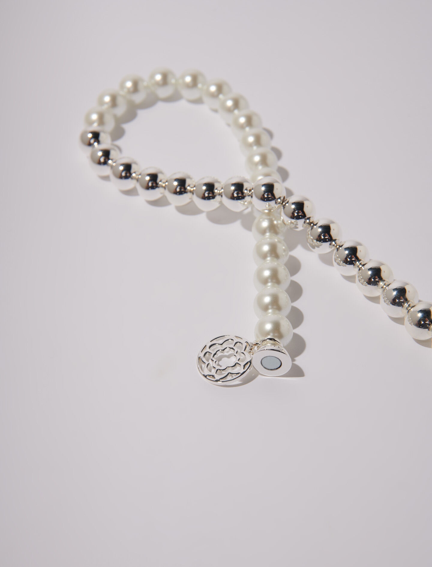 Mixed pearl choker necklace - 3