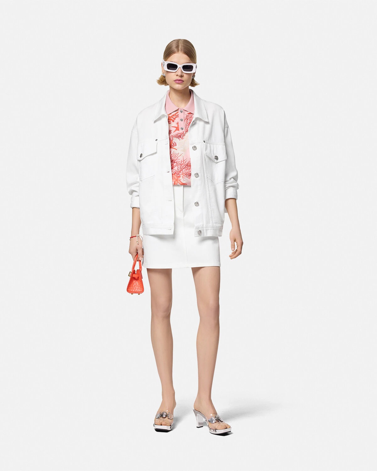 Barocco Sea Oversized Denim Jacket - 2