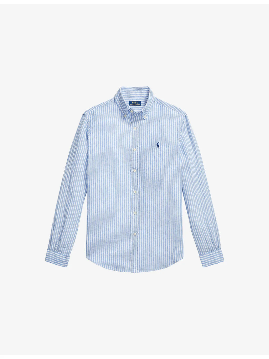 Striped Custom-Fit Linen Shirt - 1