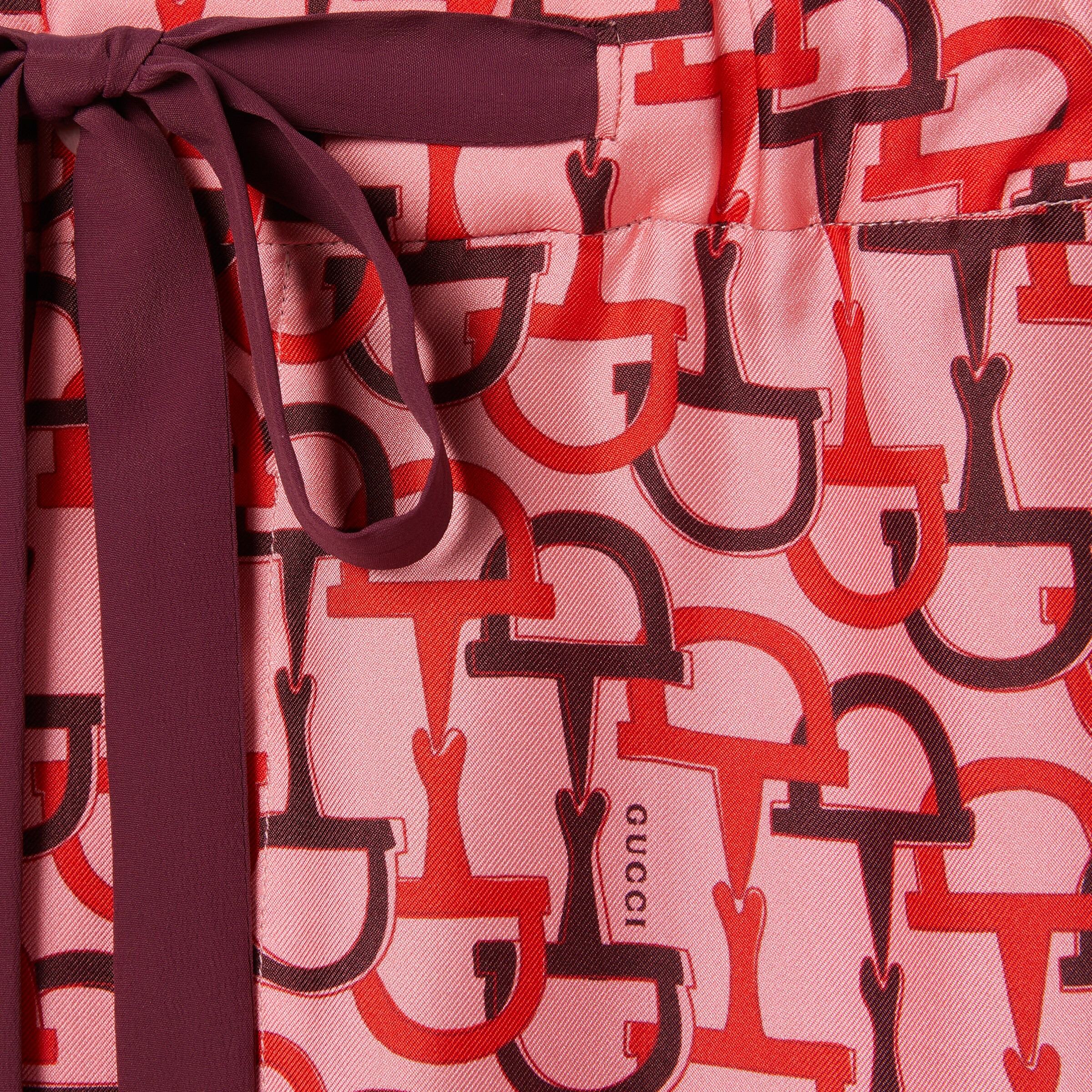 Printed silk pants - 6