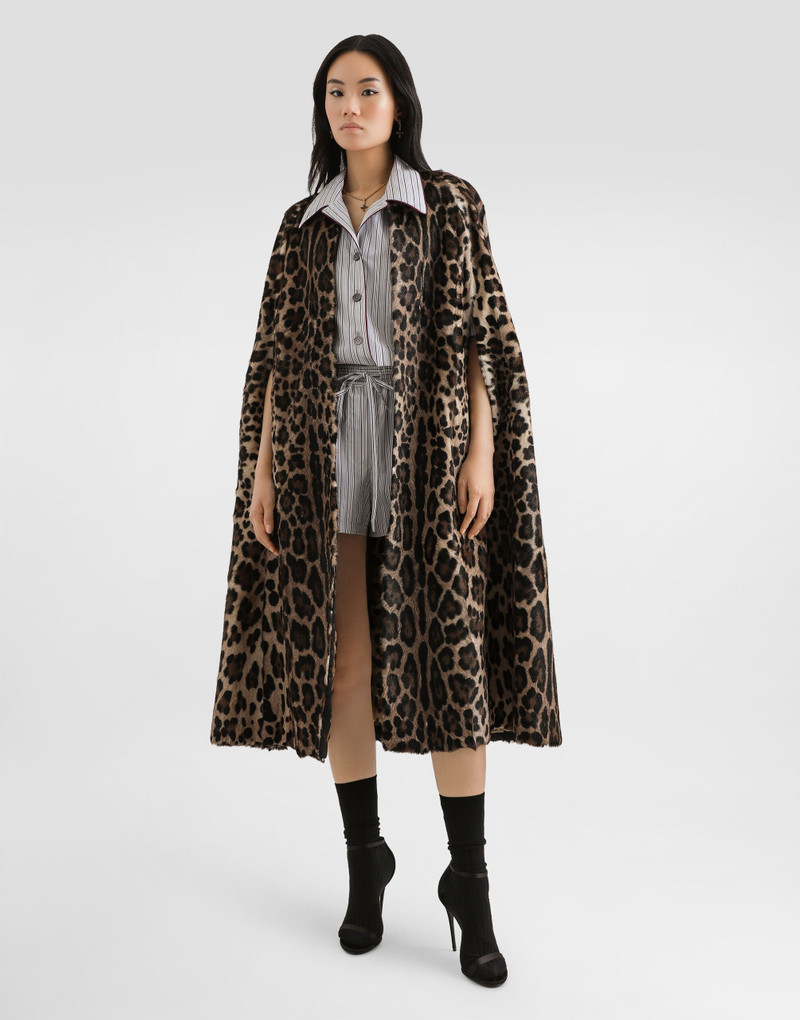 Dolce & Gabbana Striped poplin culottes shorts outlook