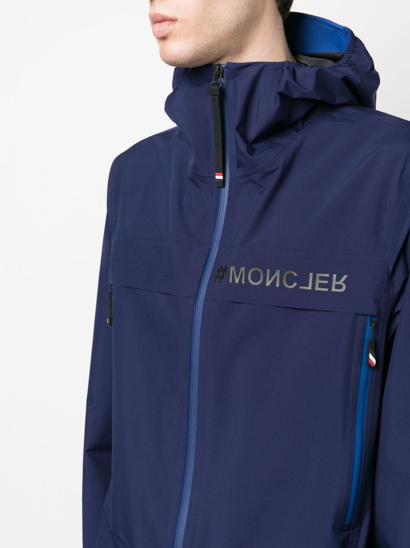 logo-print sport jacket 5