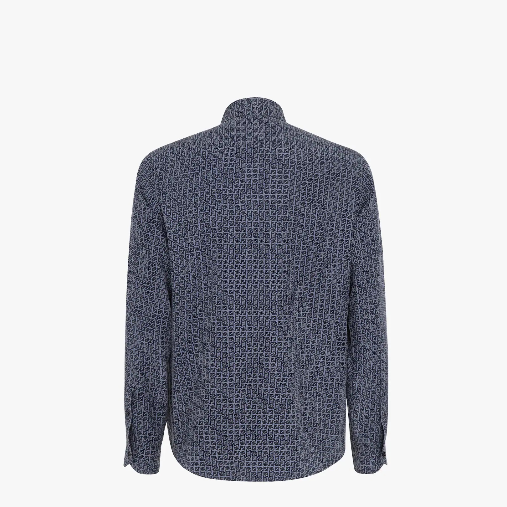 Blue silk shirt - 2