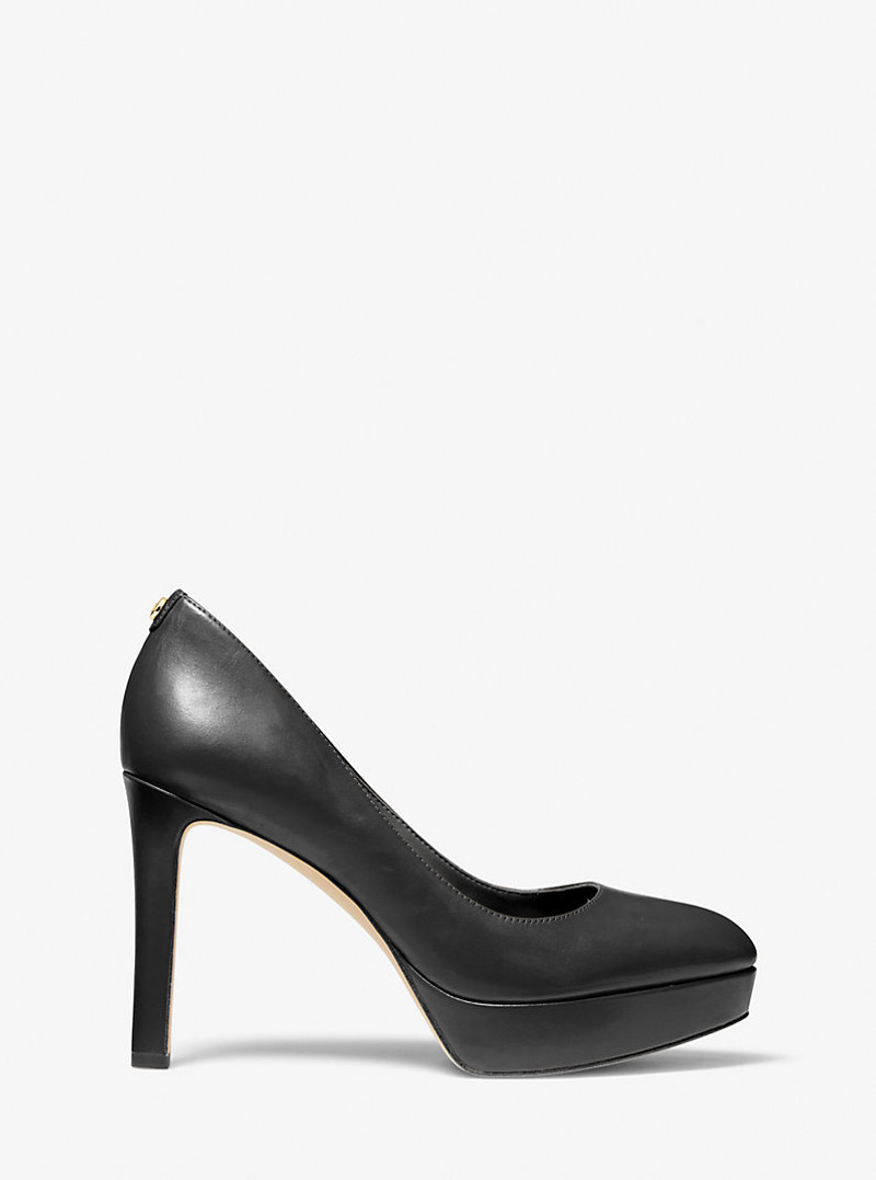 MICHAEL KORS Chantal Leather Platform Pump outlook