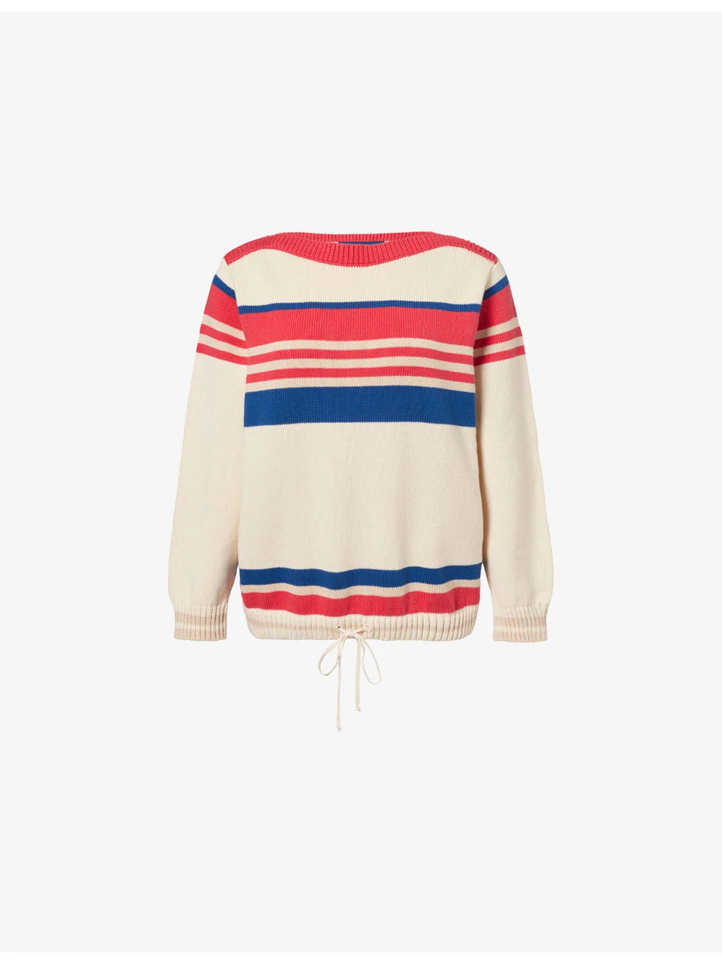 The Ls Skipper Striped Knitted-Cotton Jumper - 1